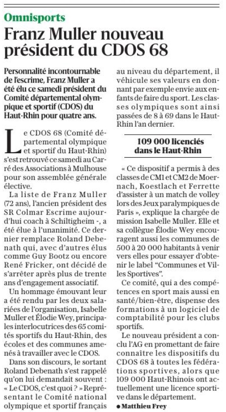 ARTICLE FRANZ MULLER